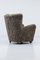 Modern Danish Sheepskin Chair, Image 6