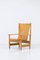 Modern Swedish Leather Lounge Chair, 1950s, Image 4
