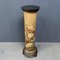 Large Antique Column Painted with Flowers 4