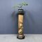 Large Antique Column Painted with Flowers 2