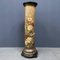 Large Antique Column Painted with Flowers, Image 20
