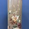 Large Antique Column Painted with Flowers 9