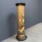 Large Antique Column Painted with Flowers 5