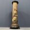 Large Antique Column Painted with Flowers 3