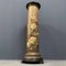 Large Antique Column Painted with Flowers, Image 3