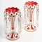 19th Century Crystal Pineapple Holders from Bohemia Crystal, Set of 2 5