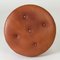 Vintage Leather Ottoman by Axel Larsson from Bodafors, 1940s, Image 6