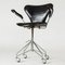 Sedia da ufficio Mid-Century Seven di Arne Jacobsen per Fritz Hansen, anni '50, Immagine 4