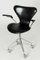 Sedia da ufficio Mid-Century Seven di Arne Jacobsen per Fritz Hansen, anni '50, Immagine 5
