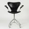 Chaise de Bureau Seven Mid-Century par Arne Jacobsen pour Fritz Hansen, 1950s 1