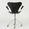 Chaise de Bureau Seven Mid-Century par Arne Jacobsen pour Fritz Hansen, 1950s 3