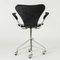 Silla de oficina Seven Mid-Century de Arne Jacobsen para Fritz Hansen, años 50, Imagen 3