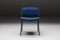 Chair in Blue Fabric & Metal Frame, 1980s 4