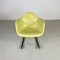 Sedia a dondolo rara giallo limone di Herman Miller per Eames, anni '50, Immagine 4