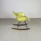Sedia a dondolo rara giallo limone di Herman Miller per Eames, anni '50, Immagine 2