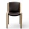 Chair 300 in Wood and Sørensen Leather by Joe Colombo for Karakter, Set of 6 6