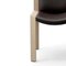 Chair 300 in Wood and Sørensen Leather by Joe Colombo for Karakter, Set of 6, Image 8