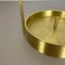 Hollywood Regency Brass Acryl Glass Umbrella Stand, Italy, 1970s, Image 4