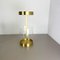 Hollywood Regency Brass Acryl Glass Umbrella Stand, Italy, 1970s 18