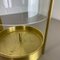 Hollywood Regency Brass Acryl Glass Umbrella Stand, Italy, 1970s 12