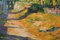 Jose Ariet Olives, Paysage de Village Impressionniste, Début du 20e Siècle, Huile sur Toile 4