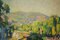 Jose Ariet Olives, paisaje de pueblo impresionista, principios del siglo XX, óleo sobre lienzo, Imagen 5