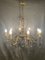 Vintage Eight Branch Crystal Chandelier, 1980s 9