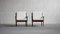 Dänische PJ 56 Armlehnstühle von Grete Jalk für Poul Jeppesens Furniture Factory, 1960er, 2er Set 1