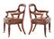 William IV Desk Chairs in Mahogany, Set of 2 1