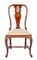 Chaises de Bureau Queen Anne en Acajou, 1890s, Set de 3 14
