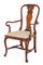 Queen Anne Desk Chairs in Mahogany, 1890s, Set of 3, Image 4