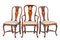 Chaises de Bureau Queen Anne en Acajou, 1890s, Set de 3 6