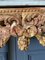 18th Century Console in Gilded Wood & White Marble Falling Flowers 11