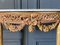 18th Century Console in Gilded Wood & White Marble Falling Flowers 3