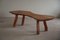 Modern Swedish Organic Shaped Sofa Table in Elm, 1968 15