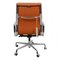 Ea-219 Office Chair in Cognac Leather by Charles Eames for Vitra 3