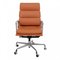 Ea-219 Office Chair in Cognac Leather by Charles Eames for Vitra, Image 1