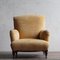 Yellow Velvet Armchair in the style of Howard 4