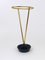 Mid-Century Brass and Cast Iron Umbrella Stand in the style of Carl Auböck, Austria, 1950s, Image 13