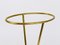 Mid-Century Brass and Cast Iron Umbrella Stand in the style of Carl Auböck, Austria, 1950s 8