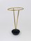 Mid-Century Brass and Cast Iron Umbrella Stand in the style of Carl Auböck, Austria, 1950s 15