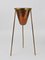 Copper & Brass Tripod Floor Ashtray attributed to Carl Auböck, Austria, 1950s, Image 13