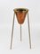 Copper & Brass Tripod Floor Ashtray attributed to Carl Auböck, Austria, 1950s, Image 14