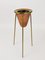 Copper & Brass Tripod Floor Ashtray attributed to Carl Auböck, Austria, 1950s 3