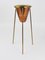 Copper & Brass Tripod Floor Ashtray attributed to Carl Auböck, Austria, 1950s, Image 11