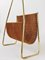 Mid-Century Magazine Rack in Brass and Woven Cane in the style of Carl Auböck, Austria, 1950s, Image 13