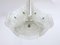 Mid-Century Frosted Glass Pendant Light from Kalmar, Austria, 1960s 7