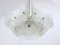 Mid-Century Frosted Glass Pendant Light from Kalmar, Austria, 1960s, Image 7