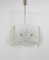 Mid-Century Frosted Glass Pendant Light from Kalmar, Austria, 1960s 9