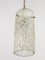 Lámpara colgante de tubo de vidrio y latón de Kalmar, Austria, años 50, Imagen 2